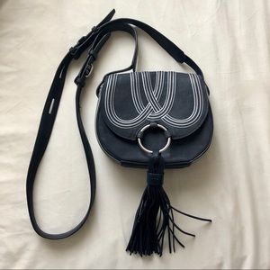 AUTHENTIC Tory Burch navy crossbody